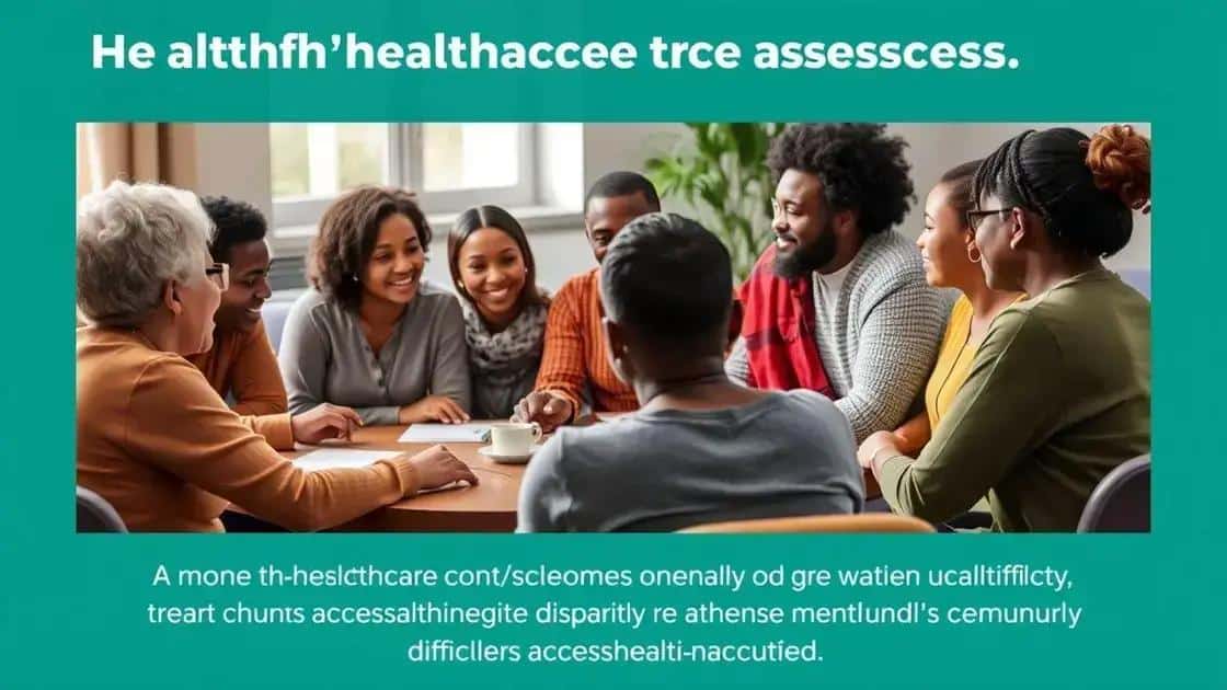 Communities most affected by disparities