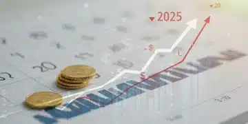 Financial charts showing 2025 tax bracket adjustments affecting savings and investments