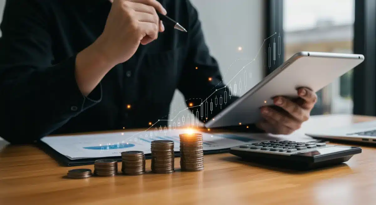 Person analyzing financial data for 401(k) maximization in 2025