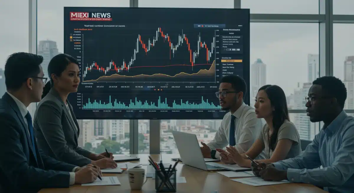 Investors analyzing market reactions to Federal Reserve announcements