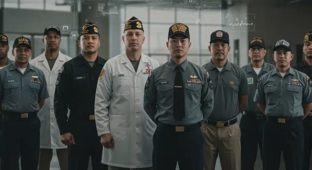 Veterans receiving healthcare and understanding their disability benefits