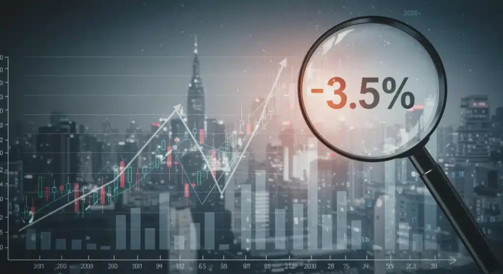 Investment chart showing growth with inflation overlay for 2026
