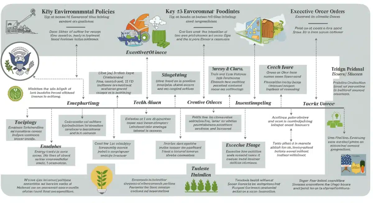 Timeline of federal environmental policies and executive orders