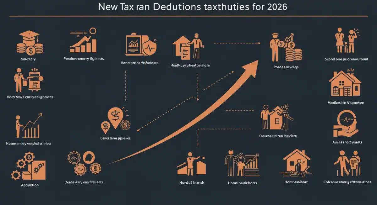 Infographic showing new tax deduction categories for 2026.