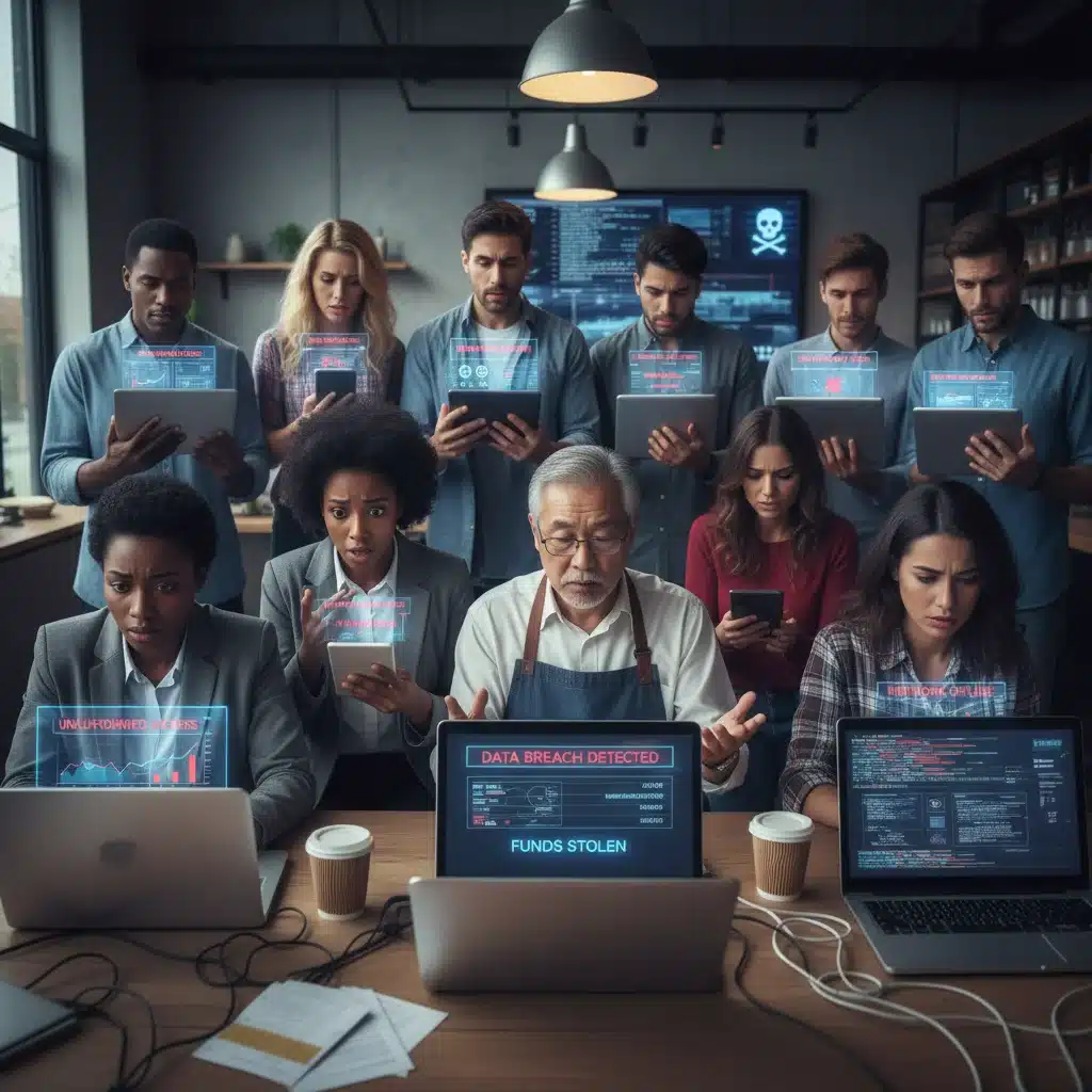Individuals and small business owners concerned about cybercrime impact on digital devices