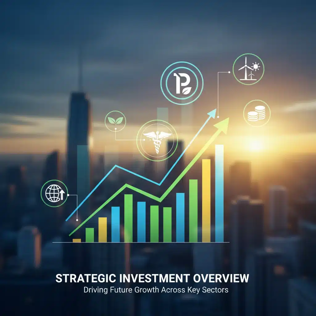 Dynamic chart showing top performing investment sectors