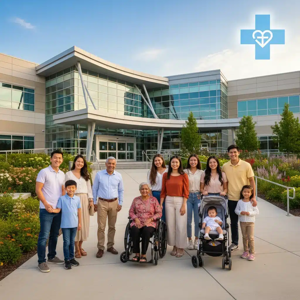 Diverse group benefiting from Medicaid expansion healthcare access