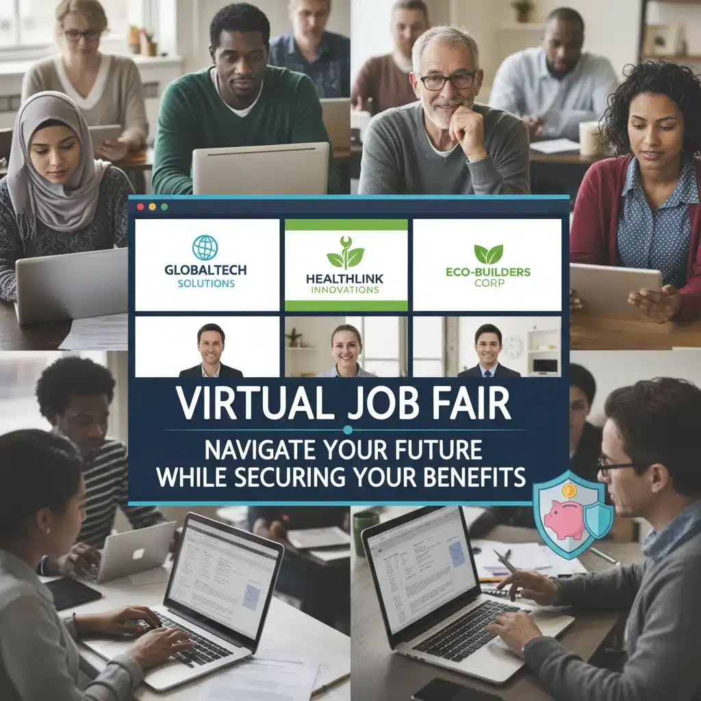 Virtual job fair for unemployment recipients