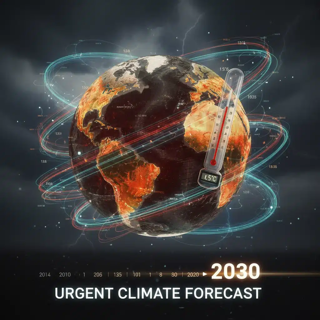 Global temperature rise forecast 1.5 degrees Celsius by 2030 climate change report
