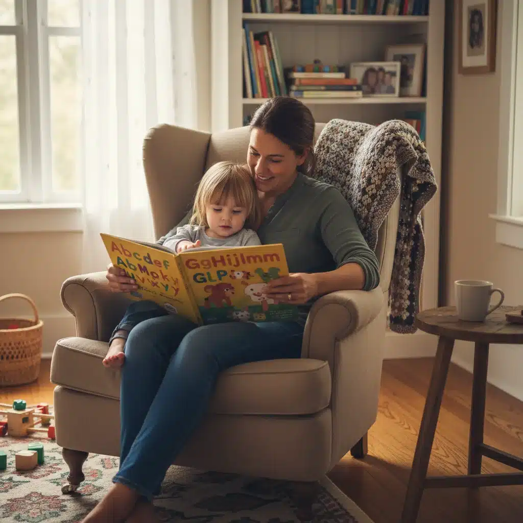 Parent and child reading together, highlighting family engagement in early learning.