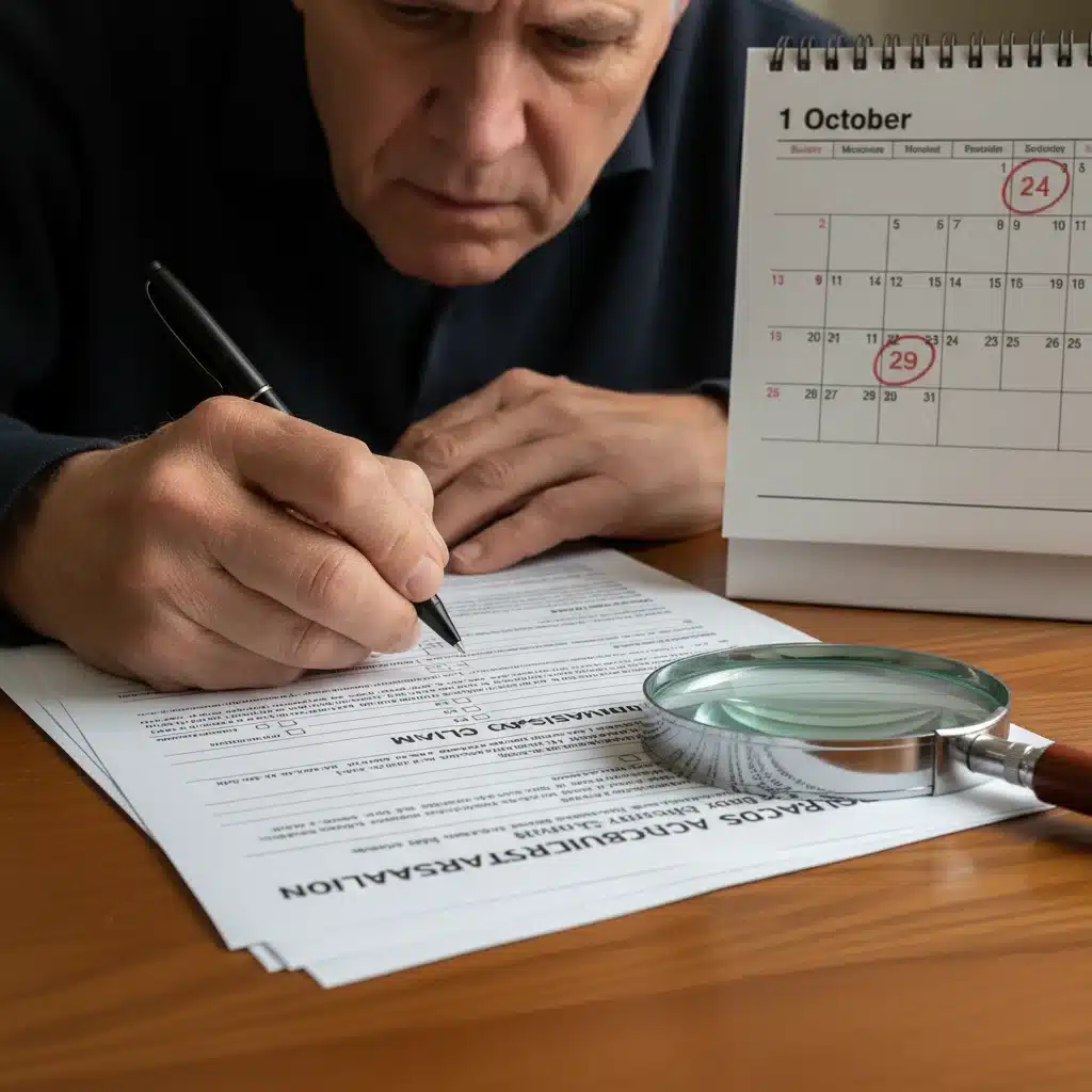 Person meticulously filling out a Social Security Disability application form.