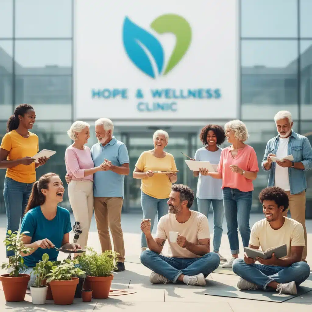 Happy patients benefiting from advanced chronic condition treatment.