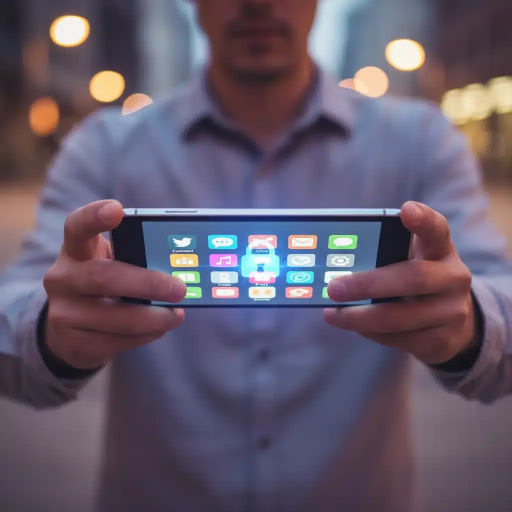 Person interacting with smartphone, showcasing digital data protection.