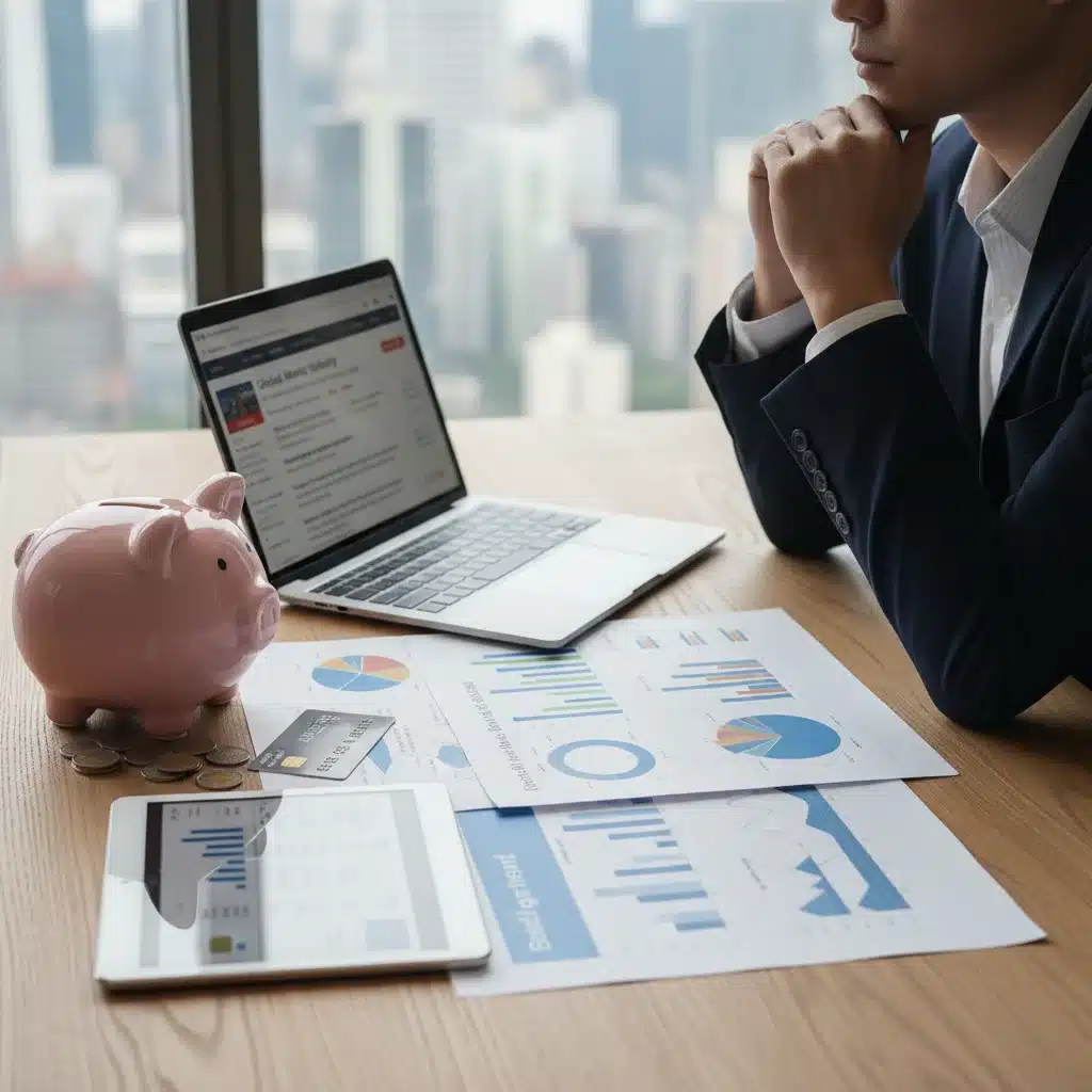 Individual thoughtfully reviewing financial documents, planning for economic changes.